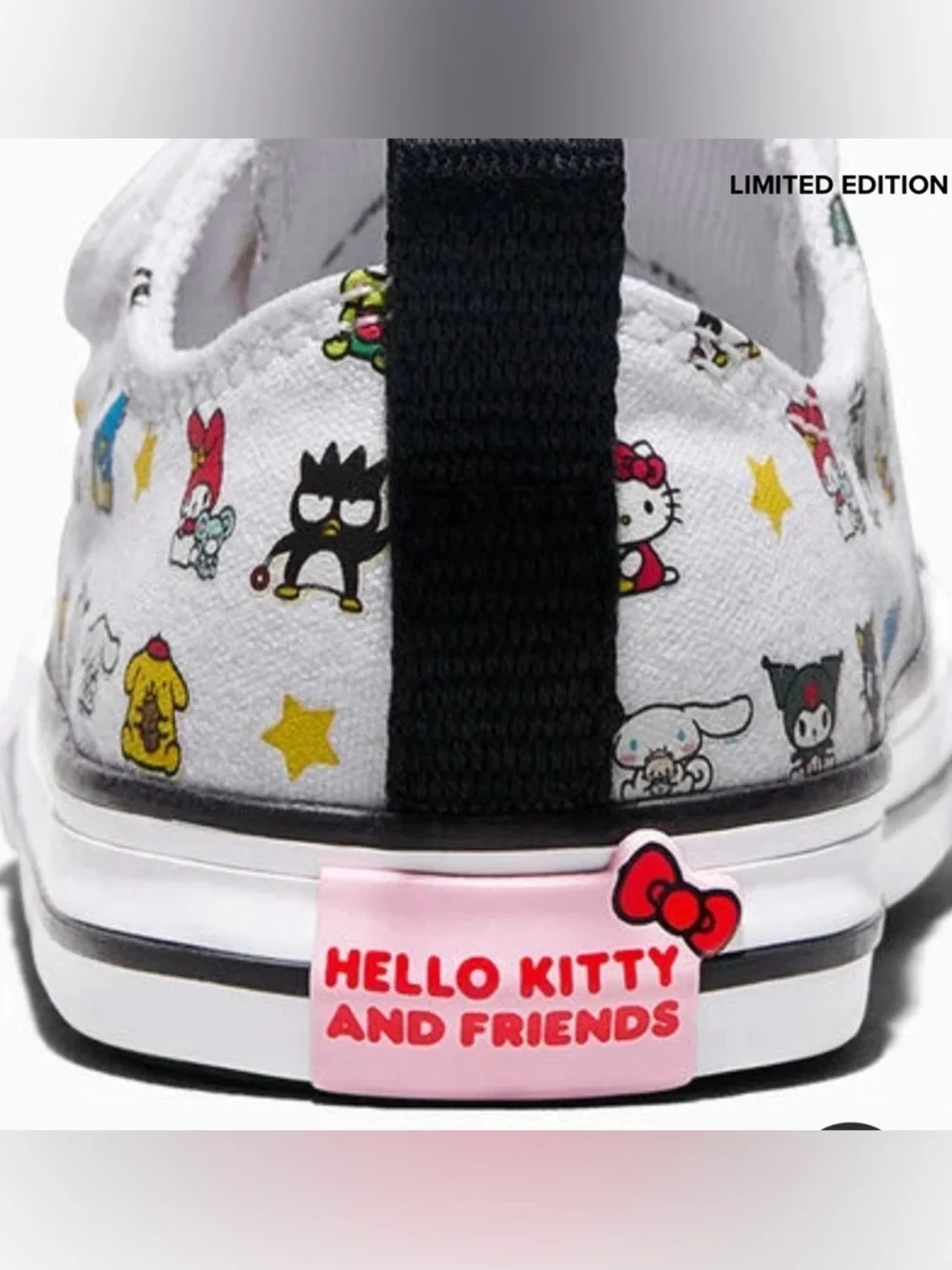 Kids Converse X Hello Kitty and Friends. Size 10